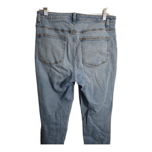 Talbots Straight Leg High Waist Light Wash Casual Preppy Jeans 8 - Picture 5 of 7